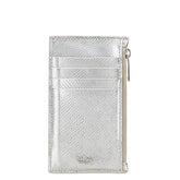 セリーヌ コインケース パスケース フラグメントケース シルバー レザー レディース CELINE 【中古】